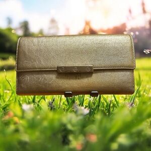 Cartier Elegant Gold Long Wallet